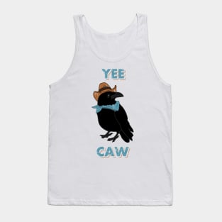 yee-caw - funny crow raven doodle Tank Top